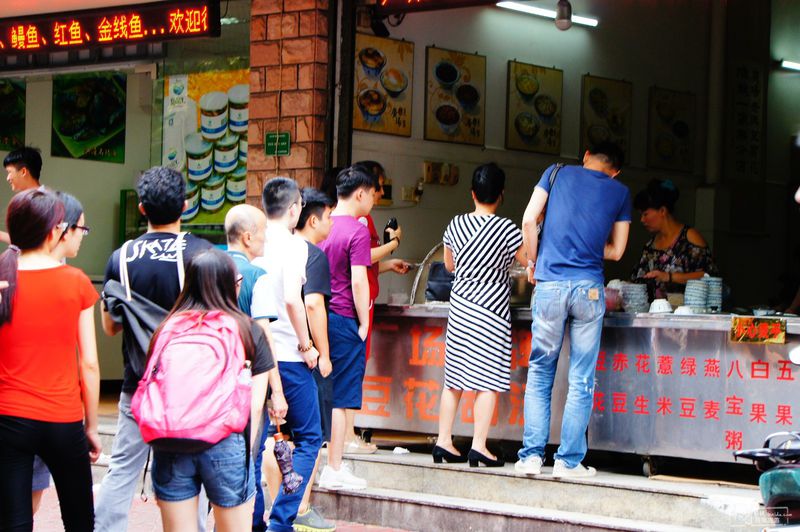 汕头美食广场老牌豆花店