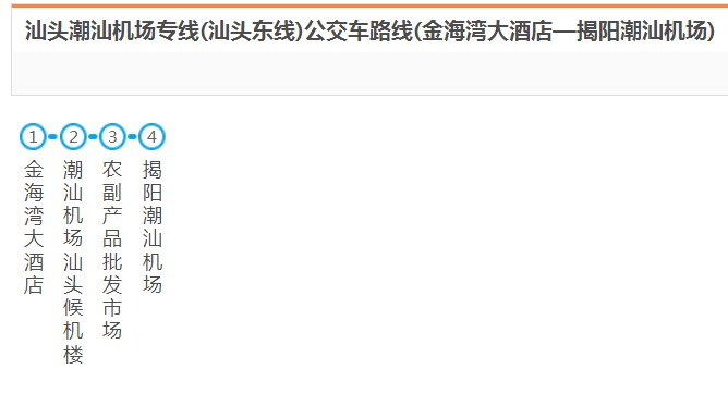 汕头机场快线时刻表_潮汕机场_汕头东线_汕头城市候机楼机场快线_电话