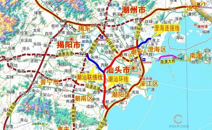 揭惠高速公路揭阳至惠来高速公路二期两英至榕城段正式通车