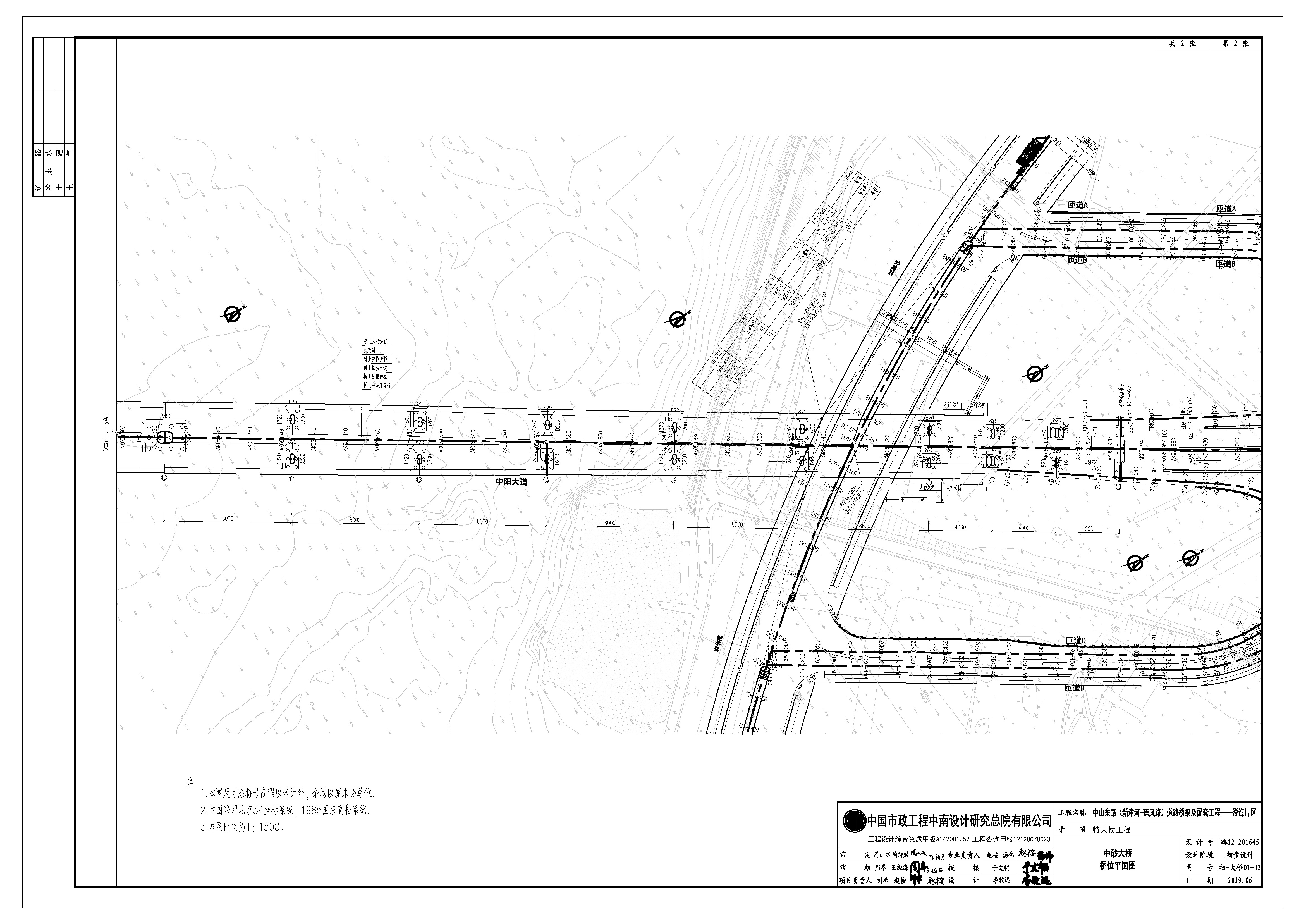 中山东路（新津河—莲凤路）道路桥梁及配套项目—中砂大桥